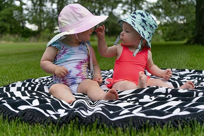 Toddler Patterned Bucket Hat - Ombre Tie Dye