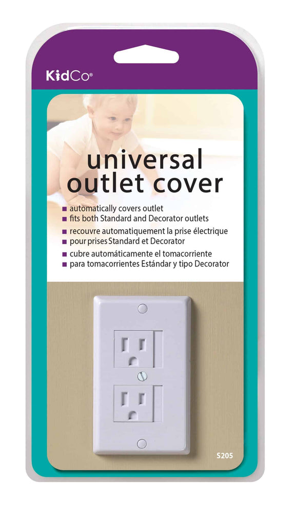 Standard and decorative outlet cover, screw mounted outlet cover, slide plug covers