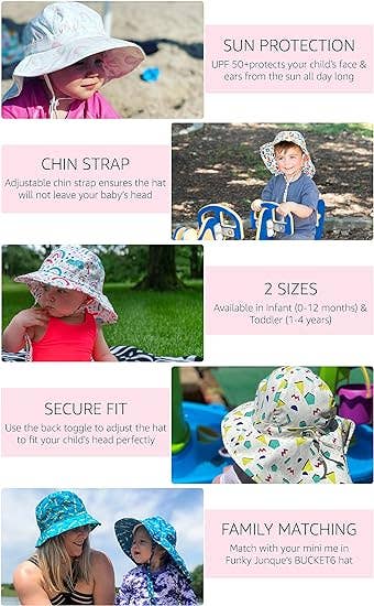 Toddler Patterned Bucket Hat - Ombre Tie Dye