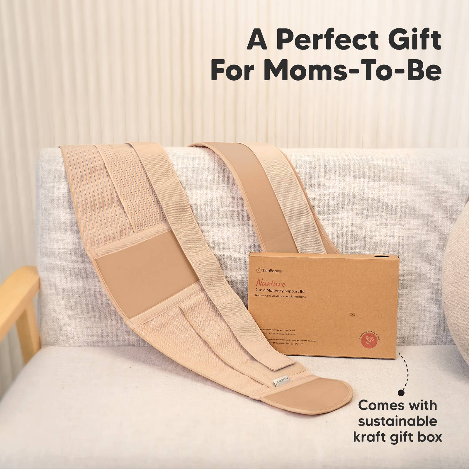 Nurture 2-in-1 Maternity Band (Classic Ivory, XL)