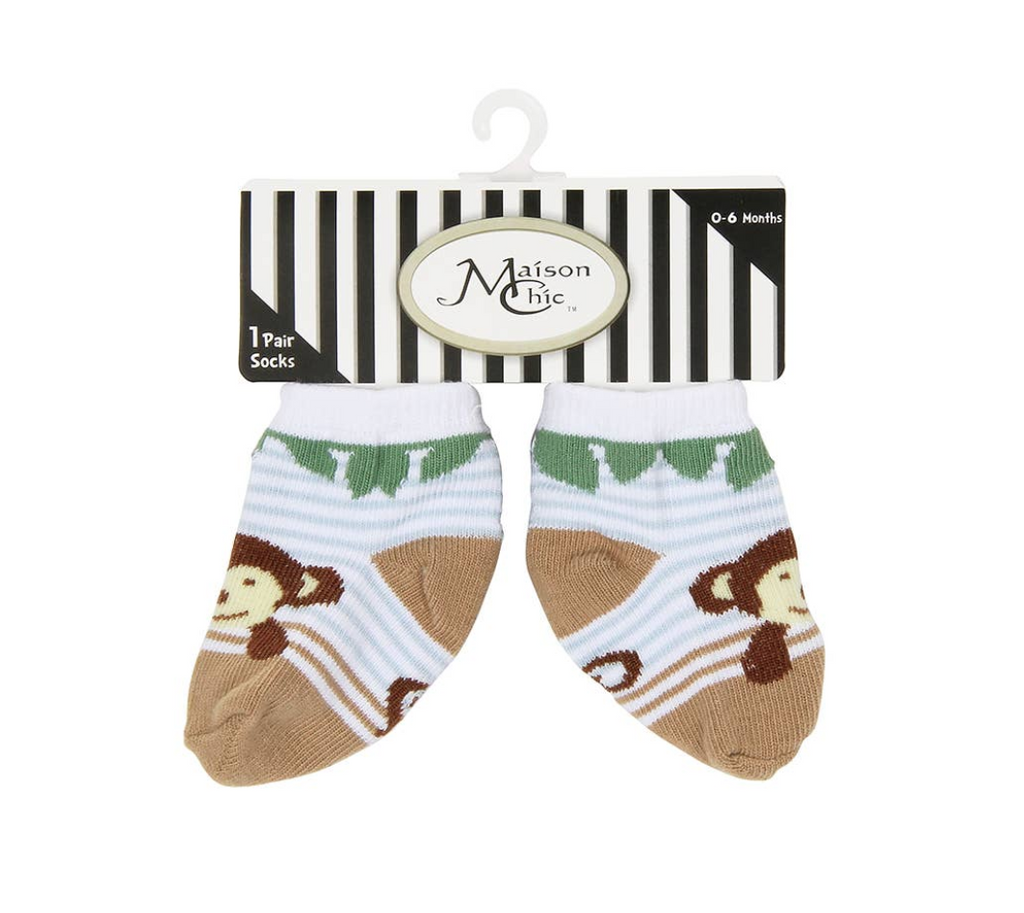 Boy's Monkey Socks