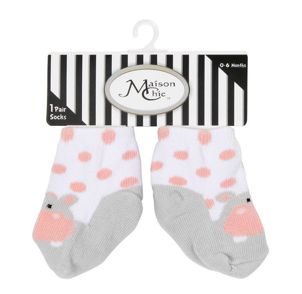 Girl's Hippo Socks