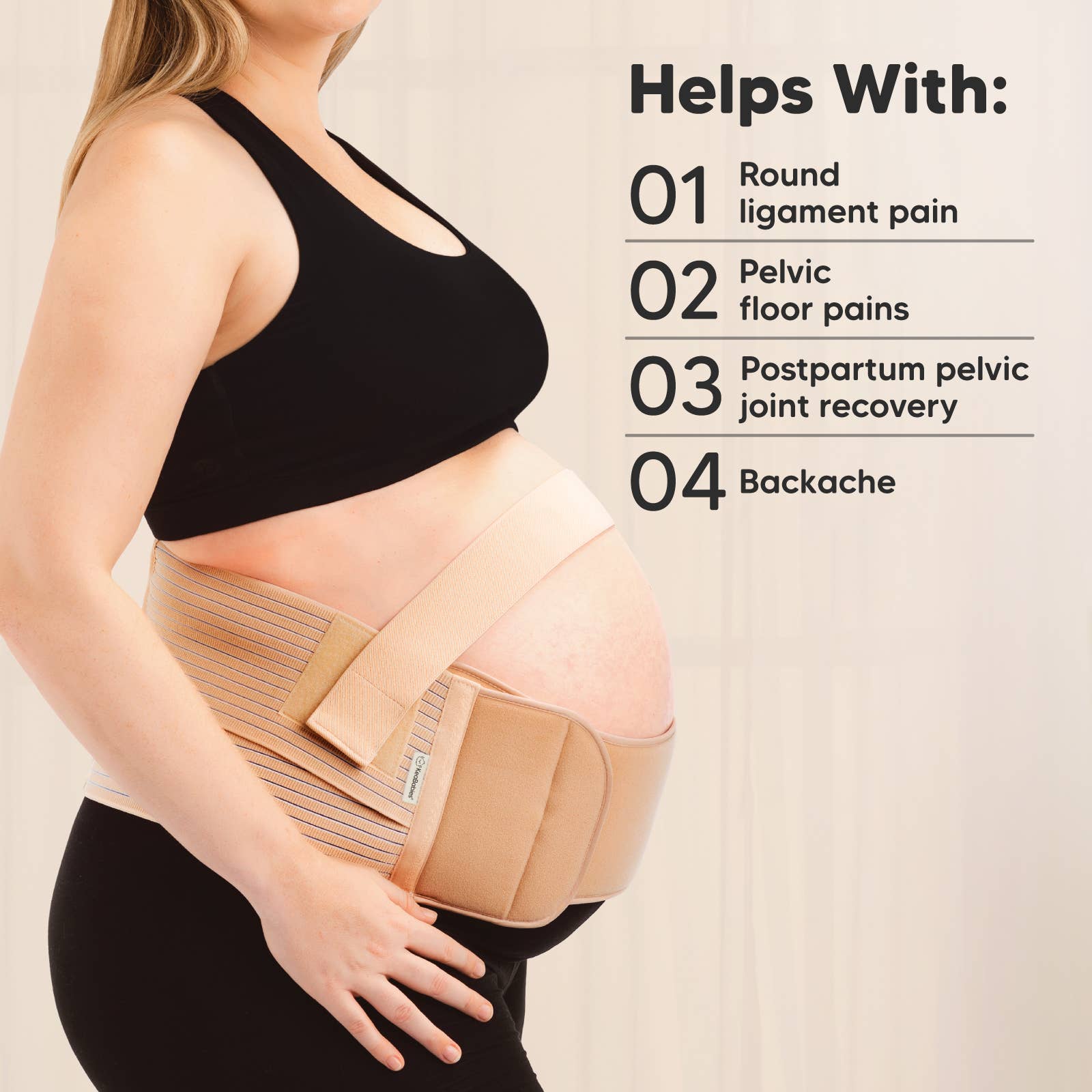 Nurture 2-in-1 Maternity Band (Classic Ivory, XL)