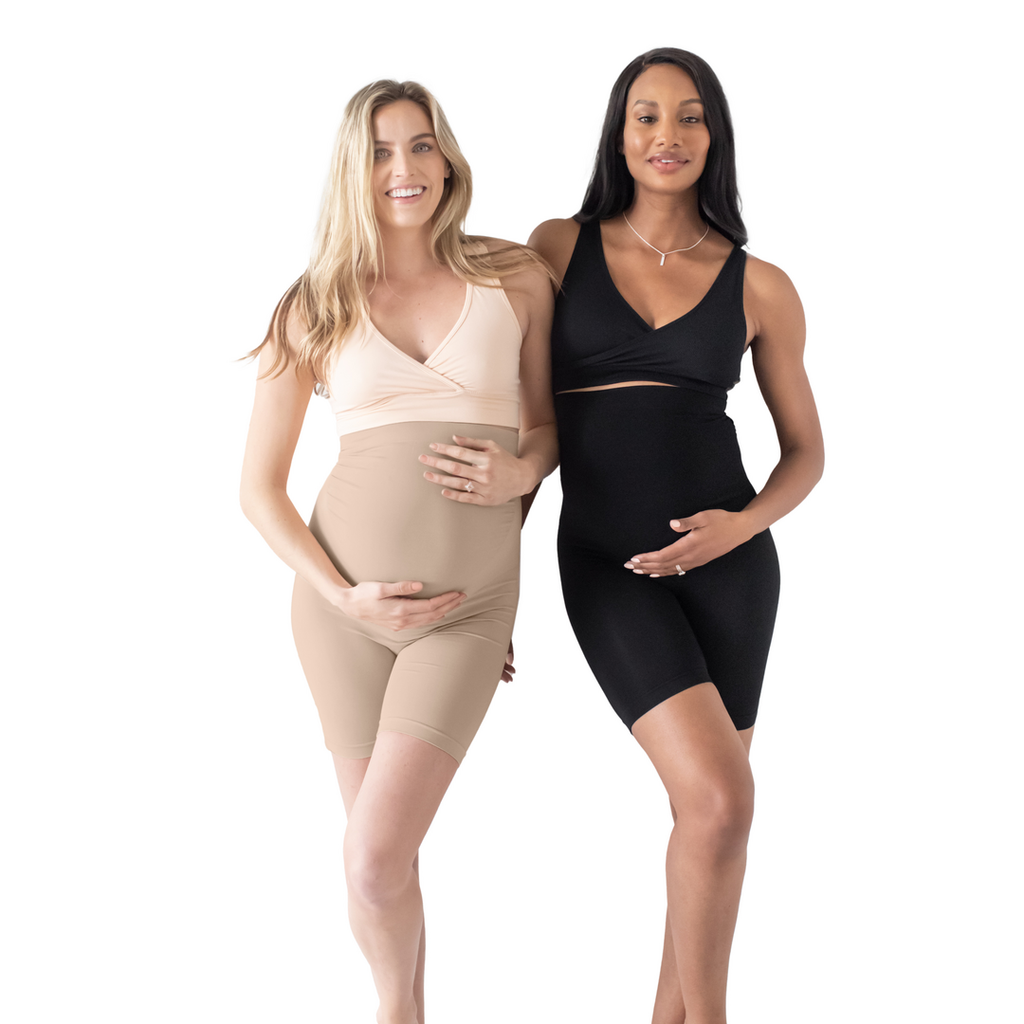 Seamless Bamboo Maternity No Rub Short Underwear: Black