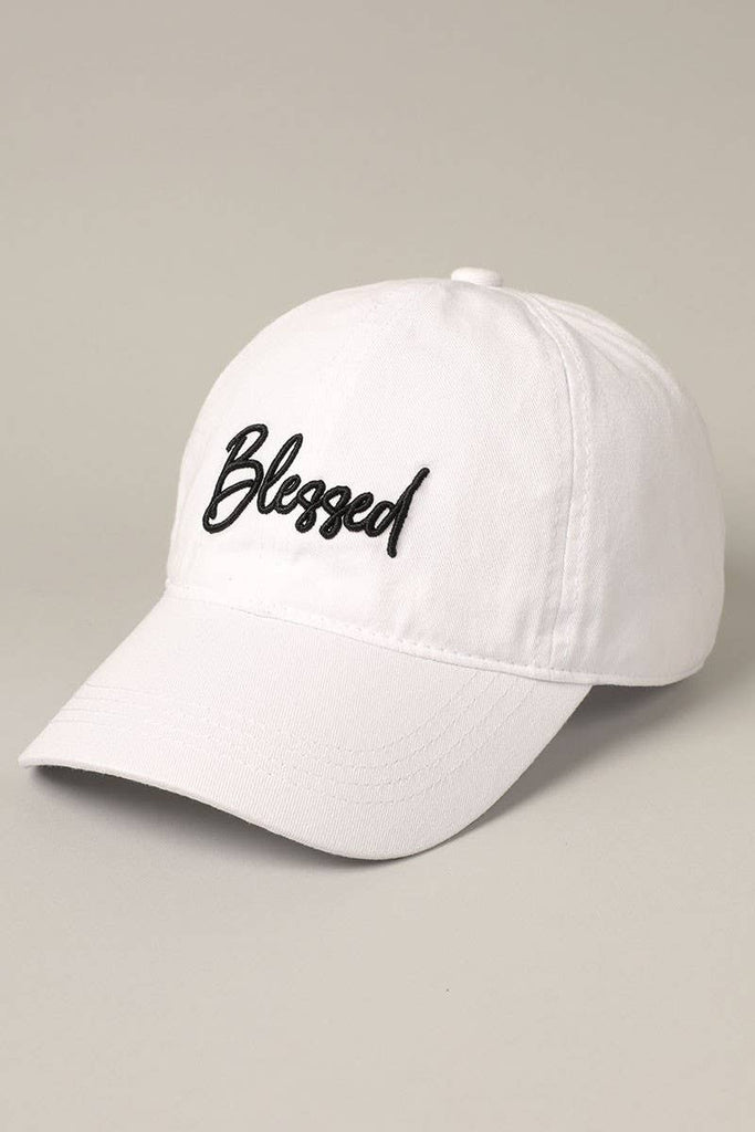 Blessed 3D Embroidery Baseball Hat