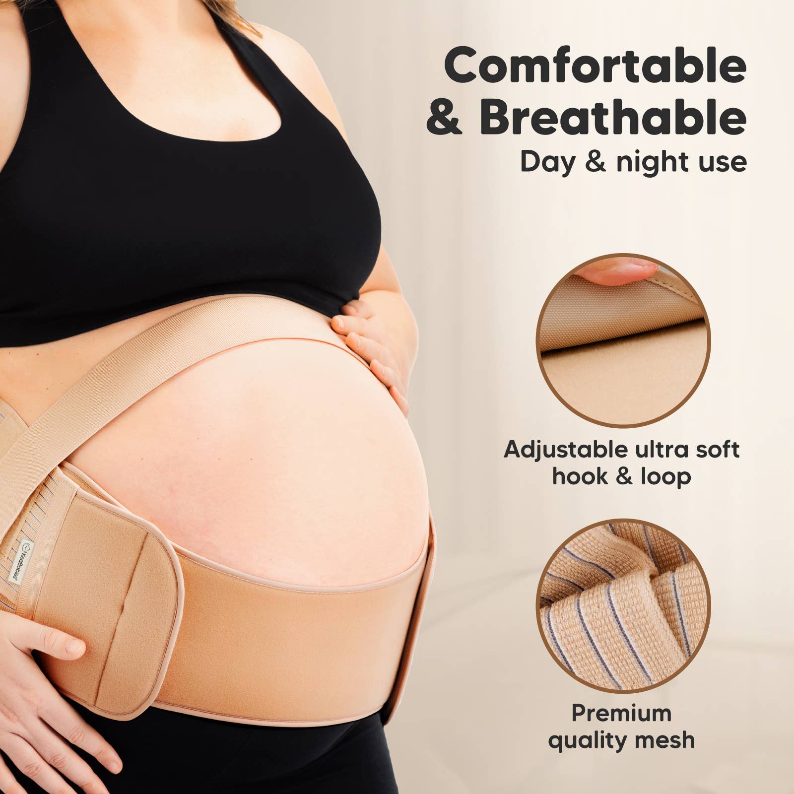 Nurture 2-in-1 Maternity Band (Classic Ivory, XL)