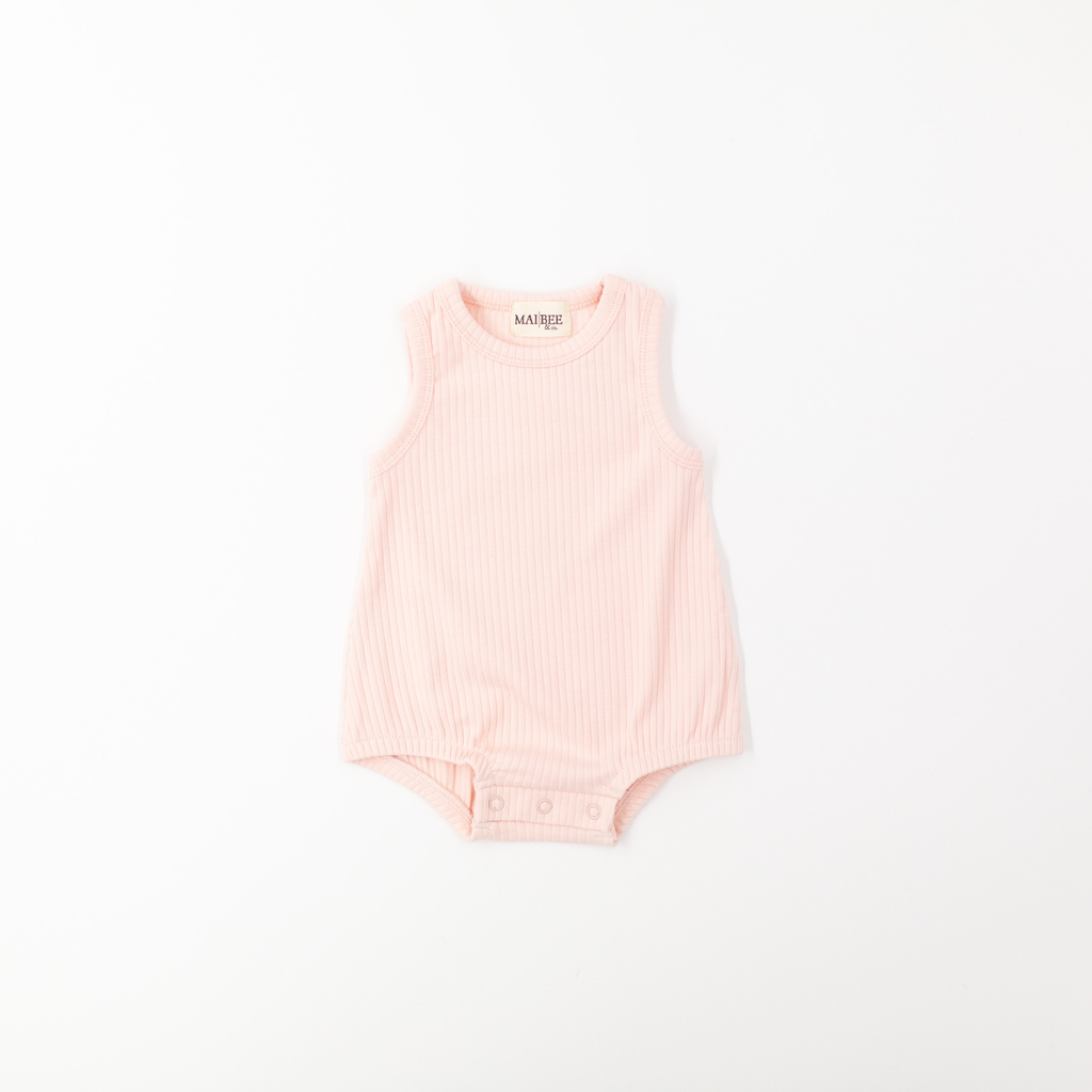 Girl Ribbed Bubble Onesie